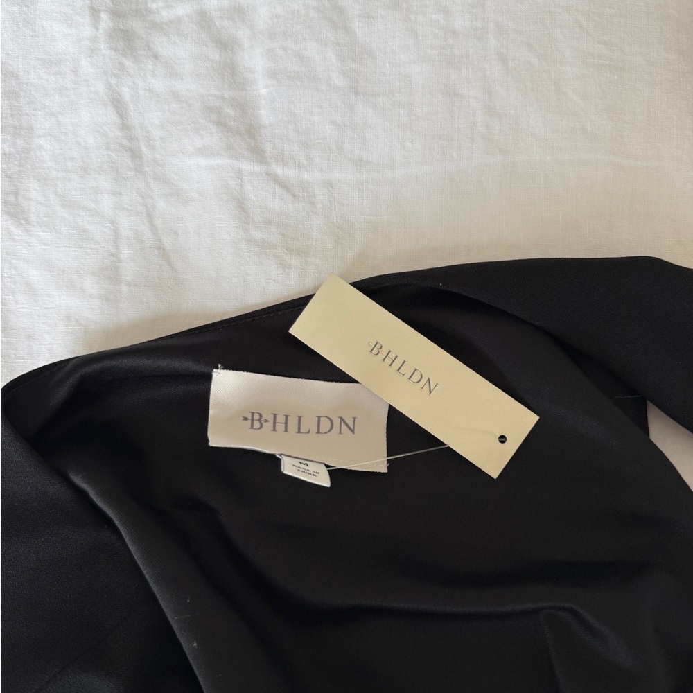 BHLDN Emilia One-Shoulder Stretch Crepe Mini Dress - Picture 7 of 10